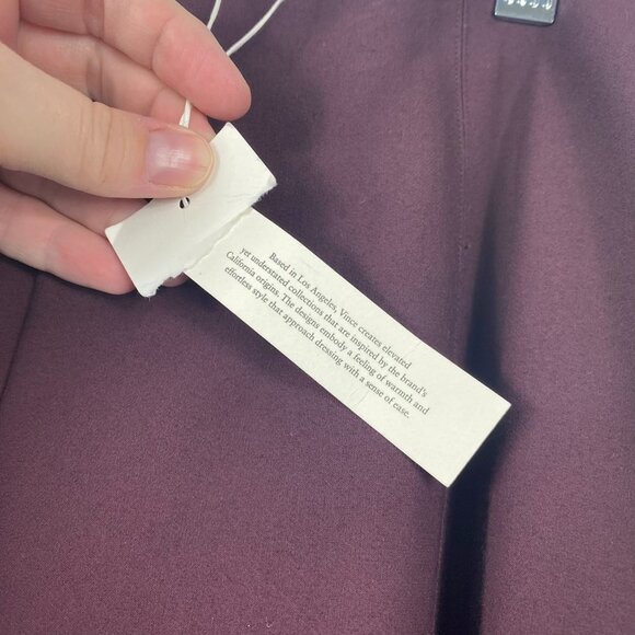 NWT VINCE Pants Plus Size Maroon Burgundy Purple Pull On Career Pants XXXL 3X - Picture 5 of 16